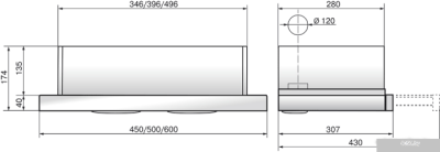Elikor Интегра Glass 50Н-400-В2Д (нержавеющая сталь/черный)