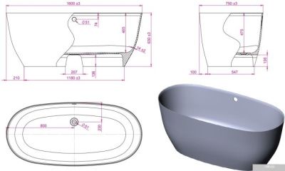 Ванна Astra-Form Атрия 160x75