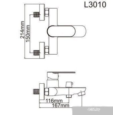 Смеситель Ledeme L3010