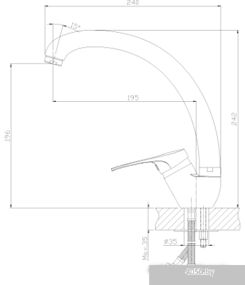 Смеситель Rossinka Silvermix B35-25