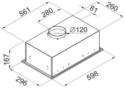Кухонная вытяжка MAUNFELD Crosby Singl 60 (нержавеющая сталь)
