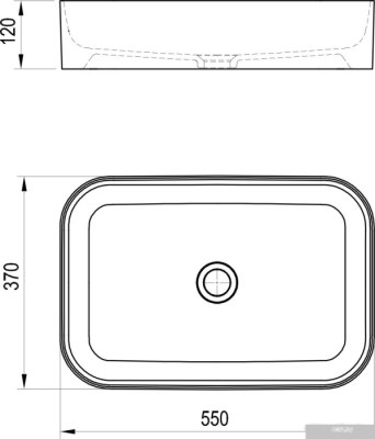 Умывальник Ravak Ceramic Slim R XJX01155002