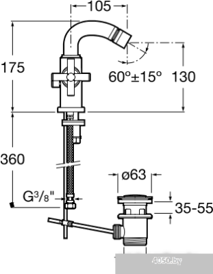 Смеситель Roca Loft 5A6043C00