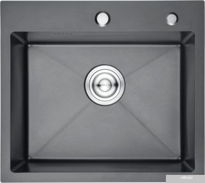 Кухонная мойка Gerhans K35044B (графит)