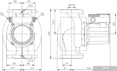 Насос Wilo TOP-S 40/10 (3~400/230 V, PN 6/10)