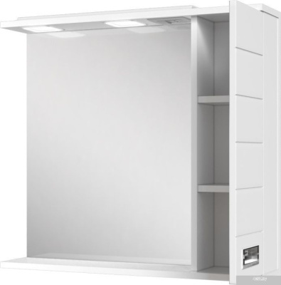 Домино Шкаф с зеркалом Cube 65 (правый)