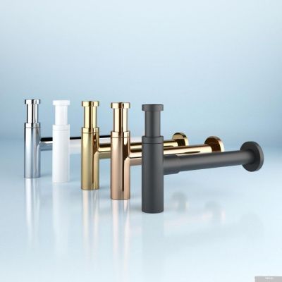 Wellsee Drainage System 182120003 (сифон, донный клапан, матовый черный)