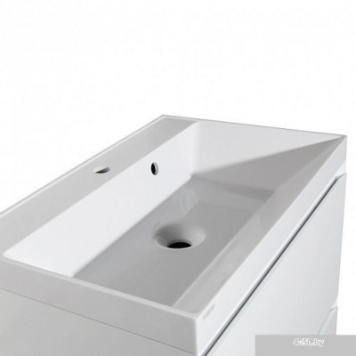 Style Line Тумба под умывальник Манхэттен 60 2 ящика (подвесная, белый)