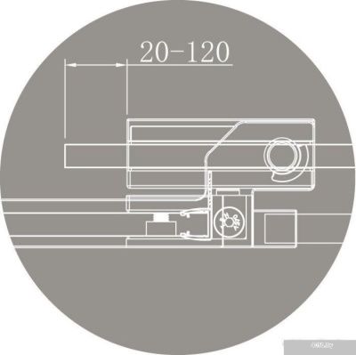 Cezares SLIDER-AH-1-80-90/100-C-NERO