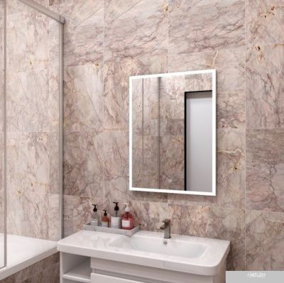 Континент Frame Black Led 60x80