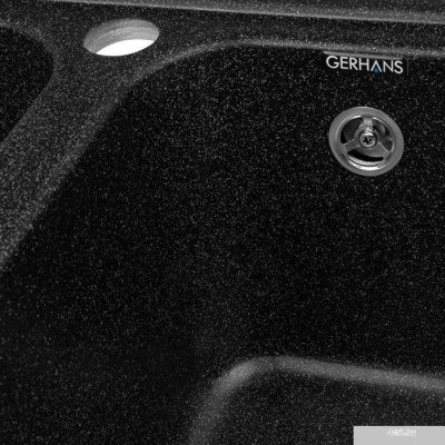 Кухонная мойка Gerhans C02 (черный)