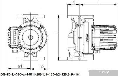 IMP Pumps GHNbasic II 80-190F PN10