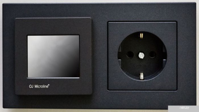 Терморегулятор OJ Microline MWD5-1999 с Wi-Fi (глянцевый черный)
