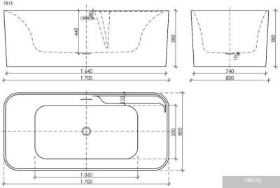 Ceramica Nova Sigma FB15 170x80