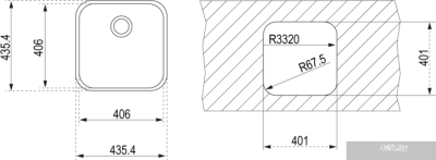 Кухонная мойка TEKA Basico BE 400 1B