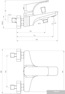Deante Hiacynt Bianco BQH A10M