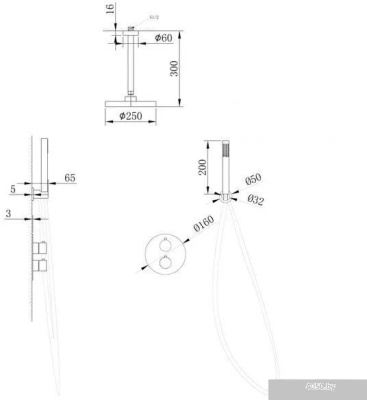 Abber Wasser Kreis AF8121RG (розовое золото)