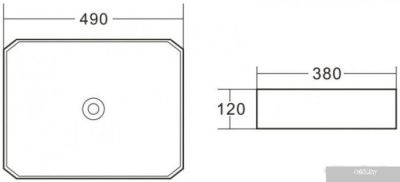 Умывальник BelBagno BB1386