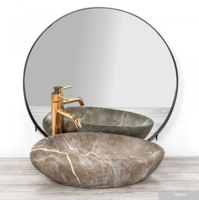 Умывальник Rea Roxy B Stone (коричневый)