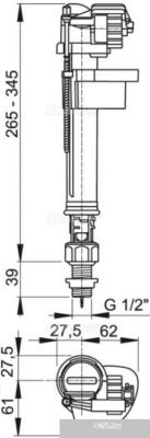 Alcaplast A17 1/2''