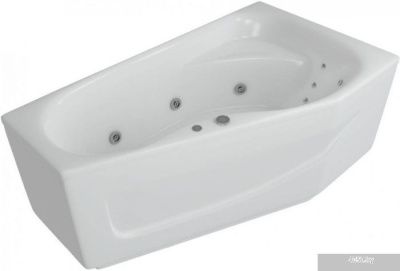 Ванна Aquatek Медея 170x95 (с экраном и каркасом, слив слева)