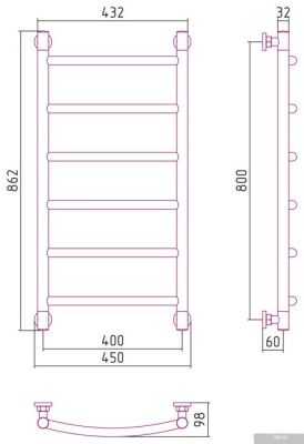 Сунержа Галант+ 800х400 31-0200-8040