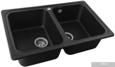 Кухонная мойка Gerhans C02 (черный)
