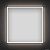 Wellsee Зеркало с фронтальной LED-подсветкой 7 Rays' Spectrum 172200440, 75 х 75 см (с сенсором и ре