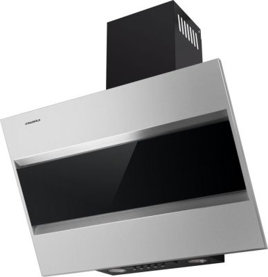 Кухонная вытяжка MAUNFELD Bridge 60 (нержавеющая сталь/черное стекло)