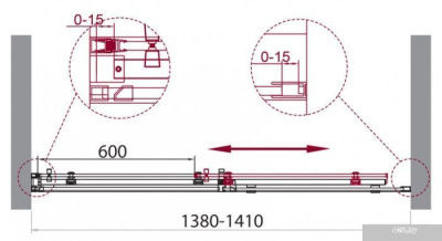 BelBagno ACQUA-BF-1-140-C-Cr
