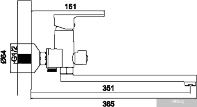 Смеситель Ledeme H46 L2246