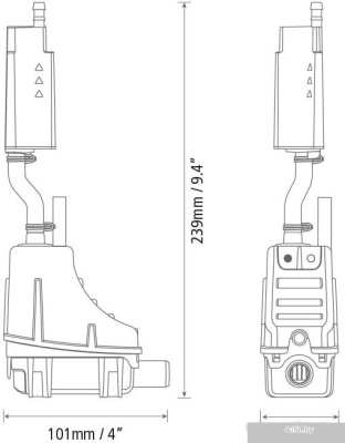Aspen Pumps Silent+ Mini Lime (белый)