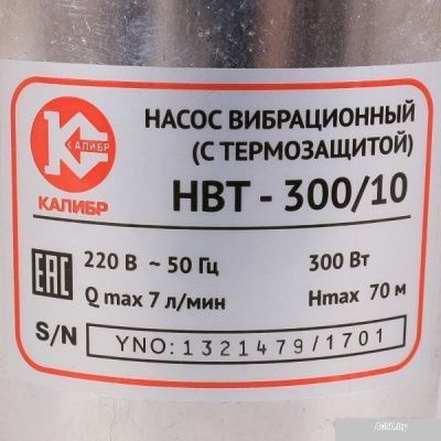 Насос Калибр НВТ-300/10