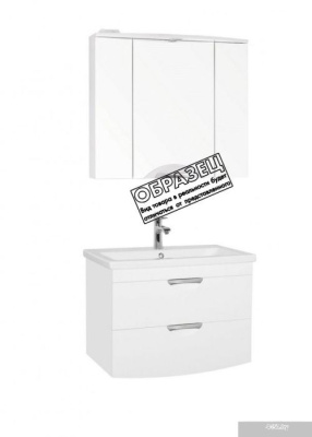 Style Line Шкаф с зеркалом Жасмин-2 76 (с подсветкой)