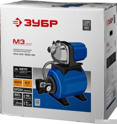 Насос Зубр НАС-М3-1200