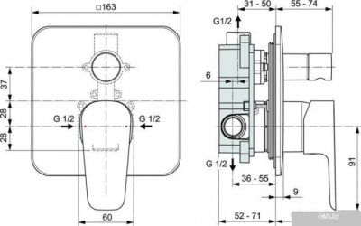 Ideal Standard Cerafine Model D A7189AA