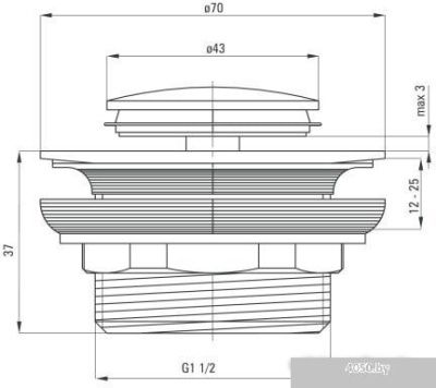 Deante Click-Clack NHC N20A