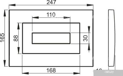 Панель смыва Alcaplast M478