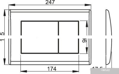 Панель смыва Alcaplast M275