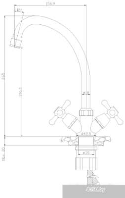 Смеситель Rossinka Silvermix Y02-71U