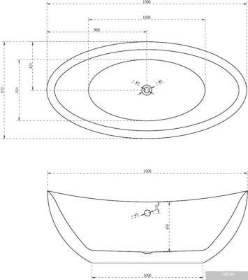 Ванна Abber 180x87 AB9248