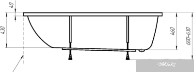 Ванна 1Марка Modern 150x70
