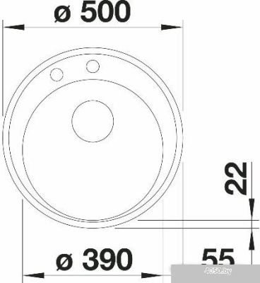 Кухонная мойка Blanco Riona 45 (кофе) + Daras (кофе) 521401D2