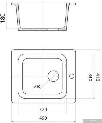 Wisent 420-26W (с сифоном GER013)