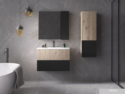 Style Line Тумба под умывальник Стокгольм ВЛДСП 65 2 ящика (подвесная)