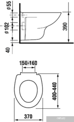 Унитаз Roca Mateo [893100010]