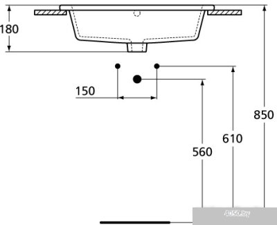 Умывальник Ideal Standard Strada K078001 59.5x44