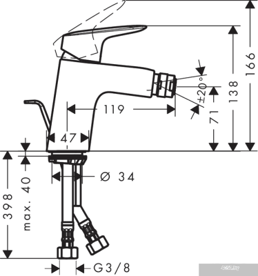 Смеситель Hansgrohe Logis [71204000]