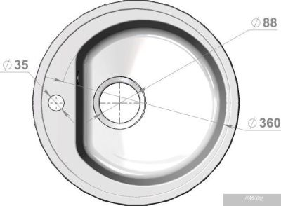 Кухонная мойка Polygran F-05 (терракот)