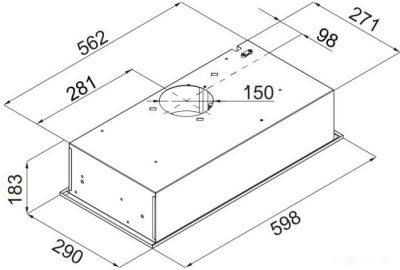 Кухонная вытяжка MAUNFELD Crosby Hardy 60 (белый)